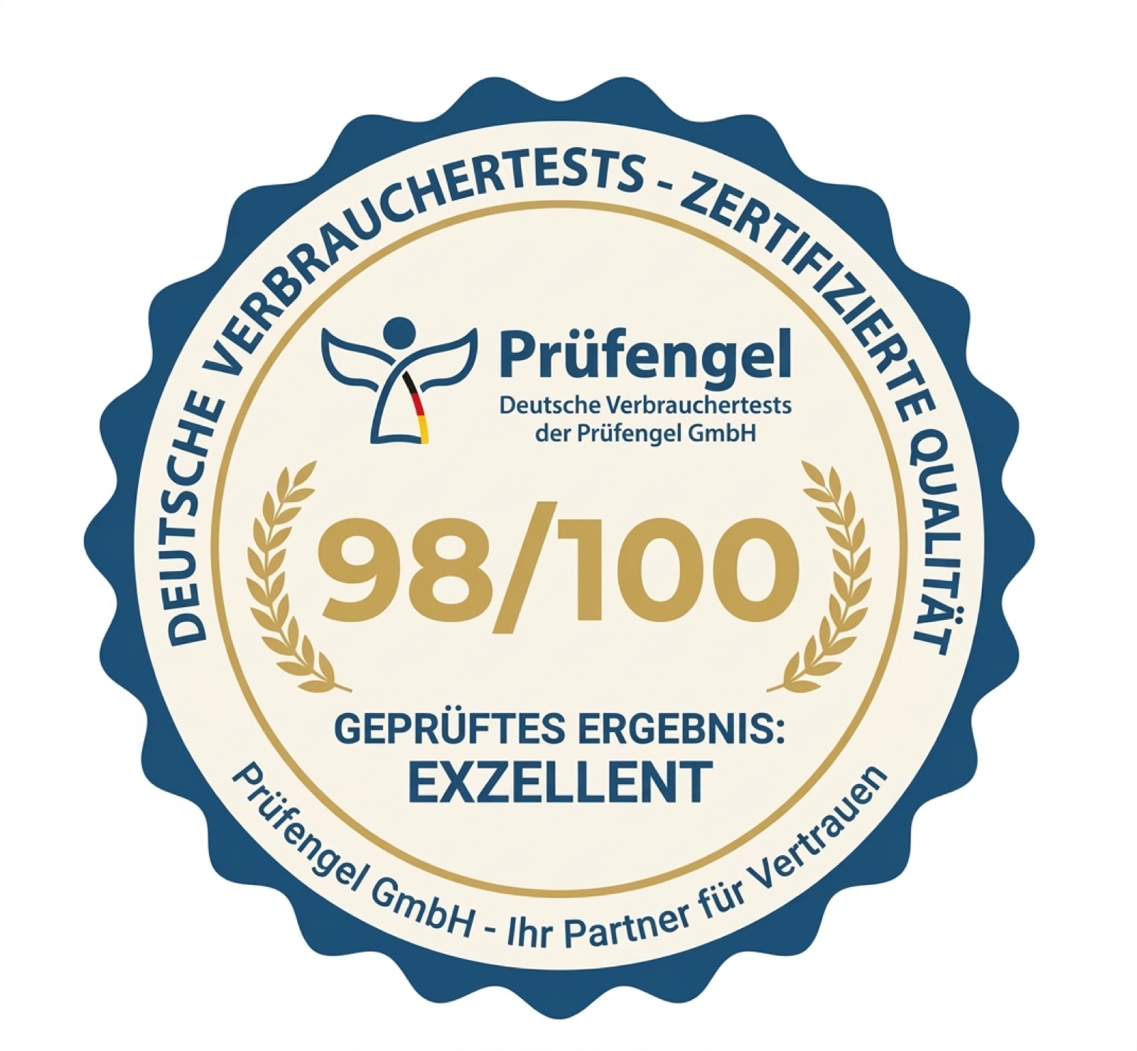 Prüfengel 98/100 Exzellent